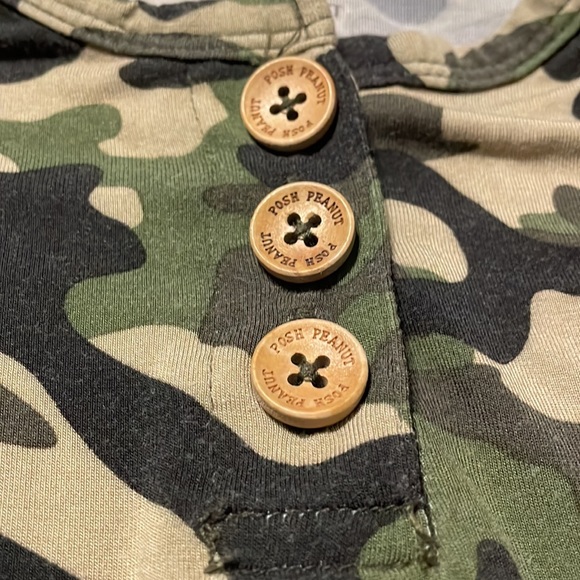 3 pc Posh Peanut Cadet Camouflage Ruffle Bummmie Set & 2XL Mom Robe - Picture 4 of 13